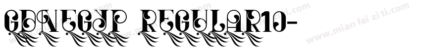 GdnEgyp Regular10字体转换